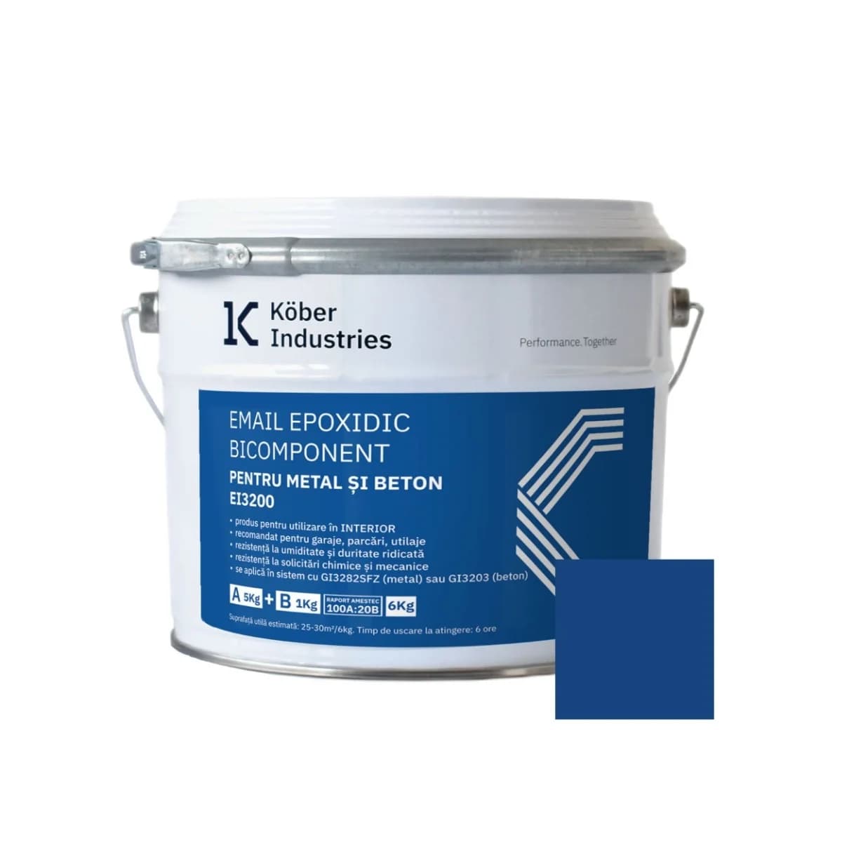 Kober Email Epoxidic pentru Metal și Beton