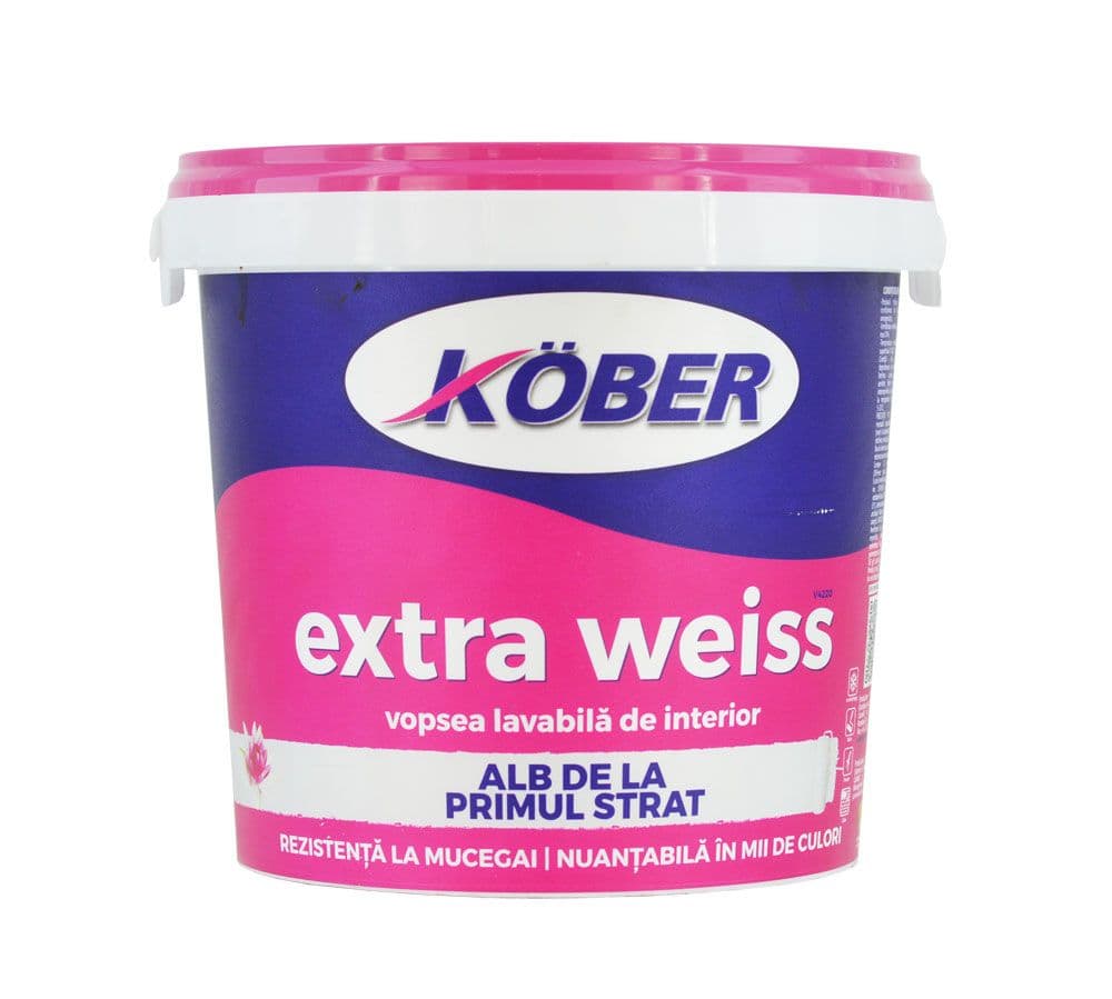 Kober Vopsea Lavabilă Extra Weiss