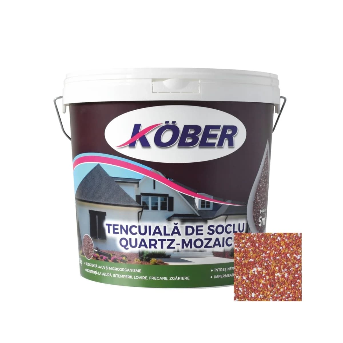 Kober Tencuială Decorativă Mozaicată pentru Soclu