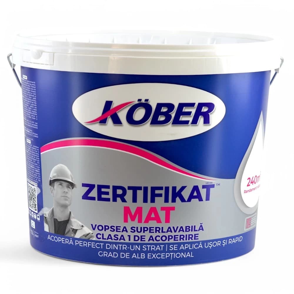 Kober Vopsea Superlavabilă Zertifikat Mat