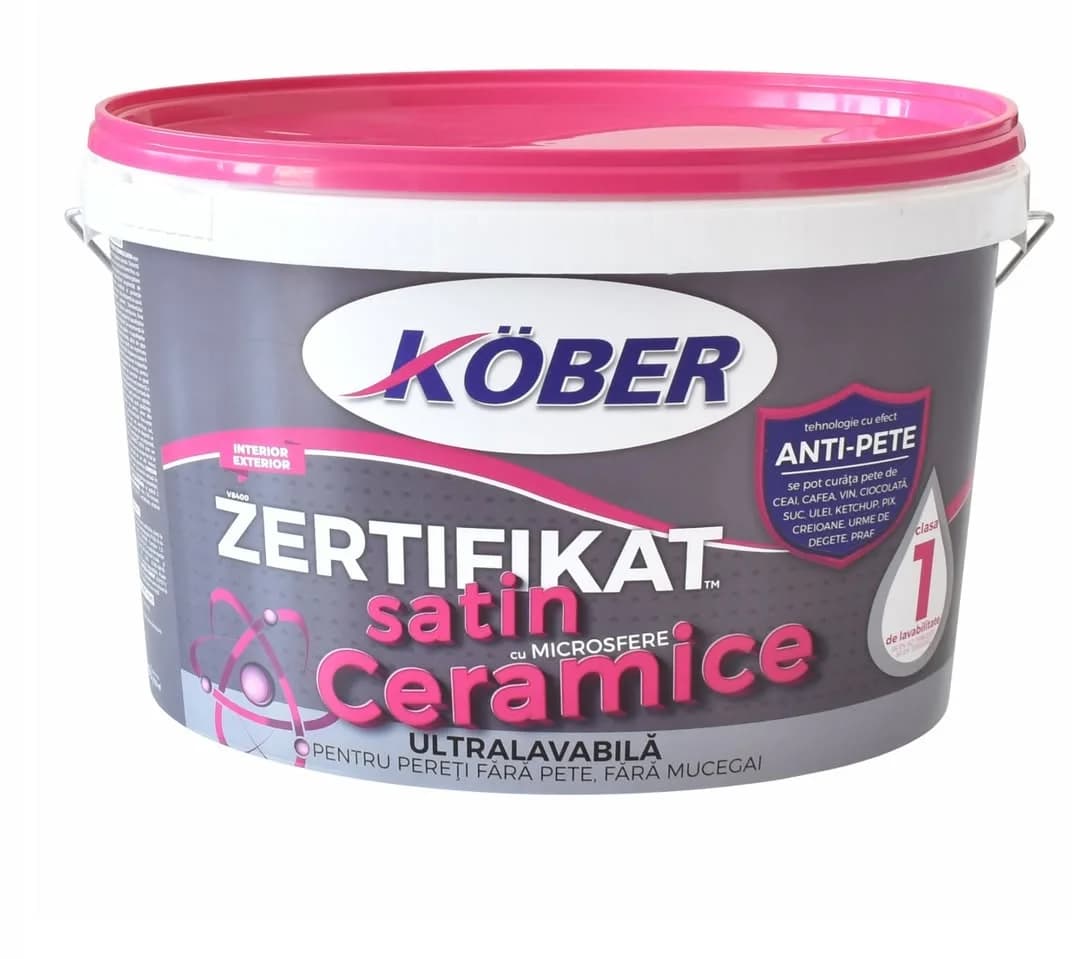 Kober Vopsea Superlavabilă Zertifikat Satin